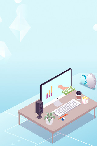 桌子電腦背景圖片 高清素材下載與辦公設(shè)備搭配指南